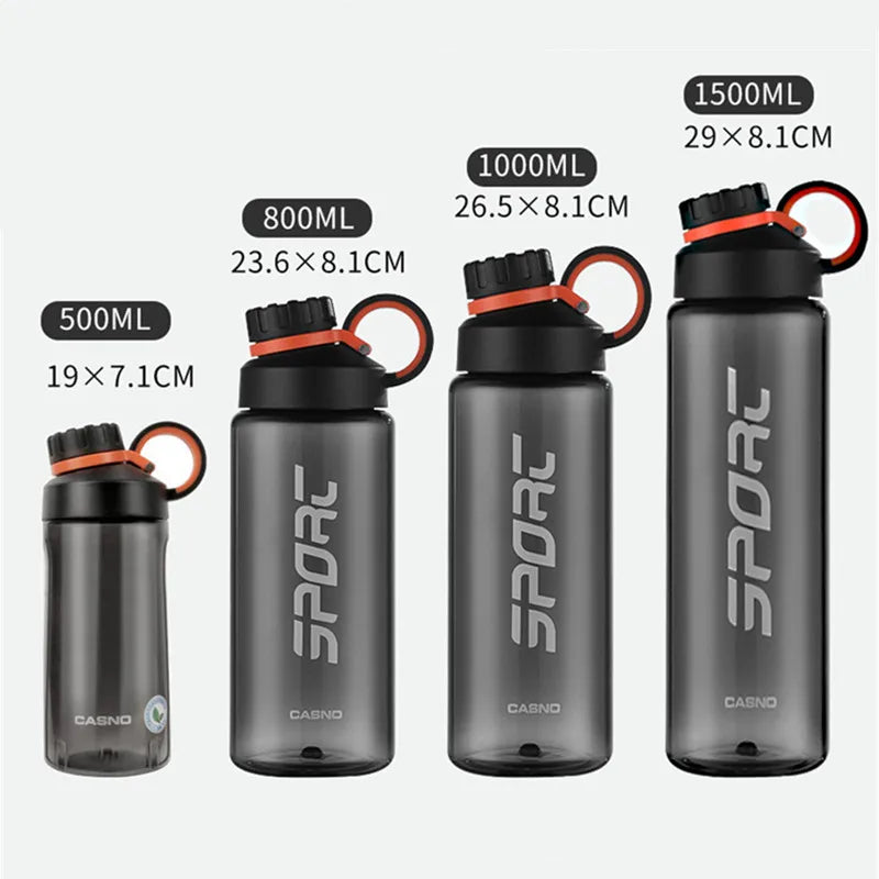 1000ml/1500ml Sport Water Bottle With Stainless Steel Strainer